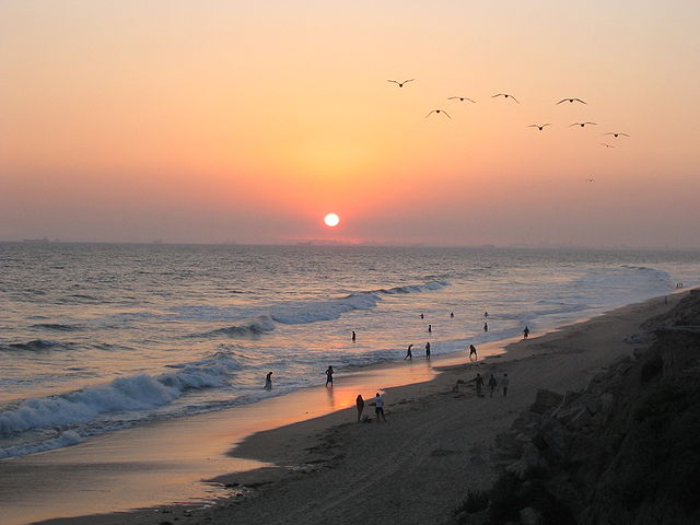 Huntington Beach - Image Credit: http://en.wikipedia.org/wiki/File:Sunset_at_Huntington_Beach.jpg