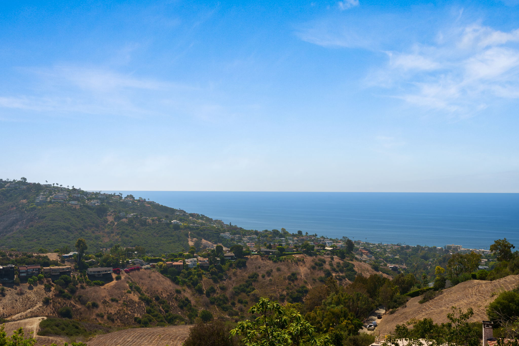 Panoramic ocean view of Laguna Beach