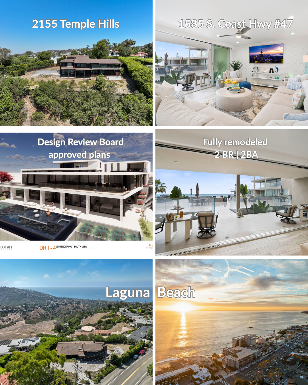 Laguna Beach oceanfront and hillside luxury homes for sale