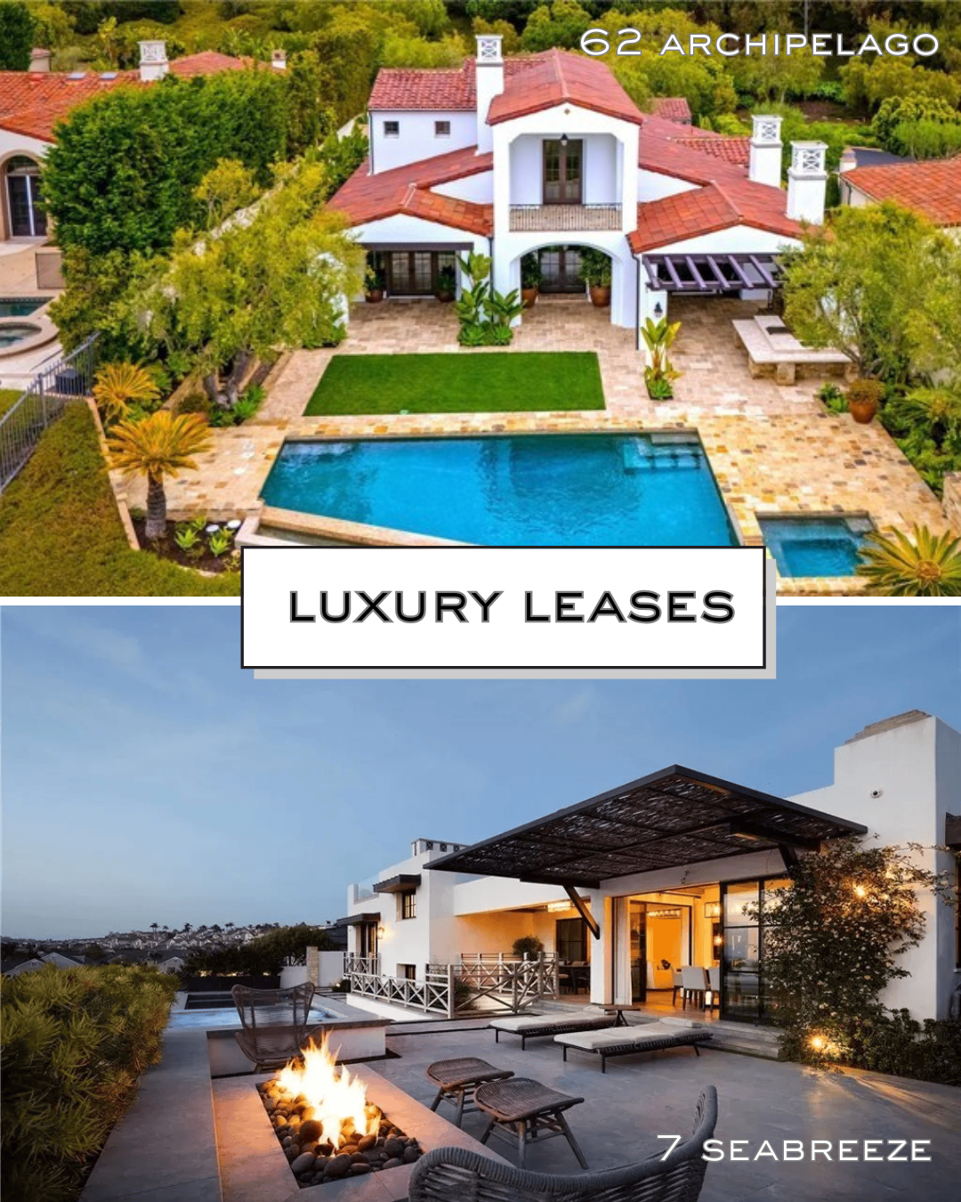 Luxury guard-gated coastal home for lease in Dana Point and Newport Coast, Orange County