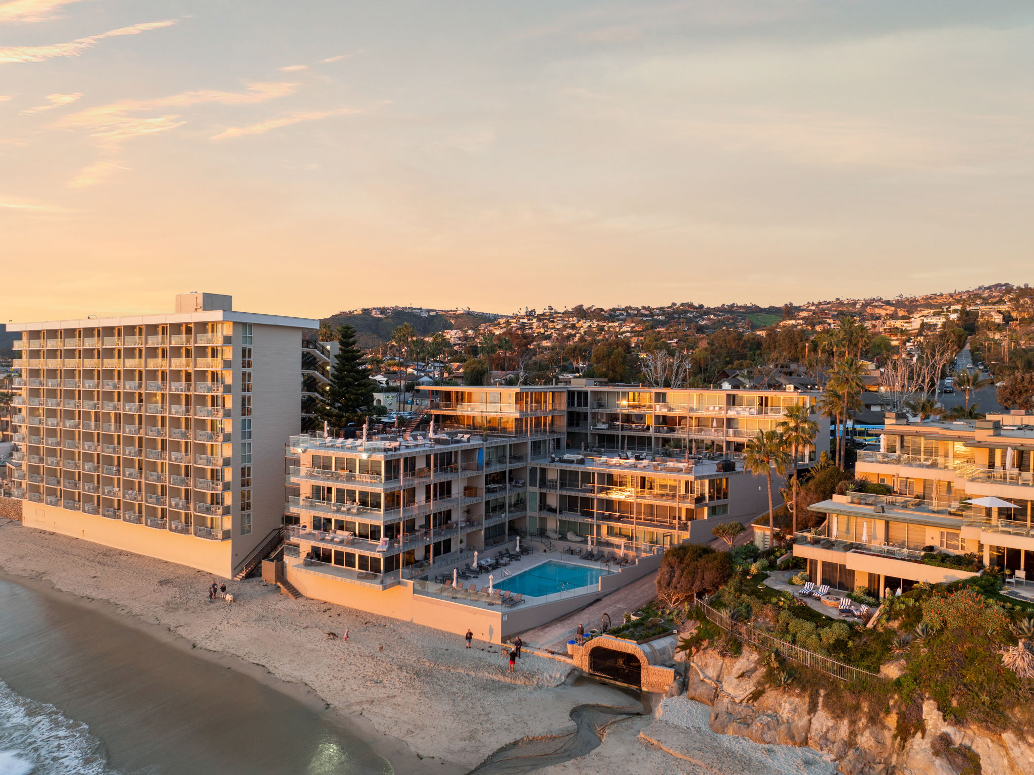 Oceanfront luxury condominium on South Coast Highway in Laguna Beach California