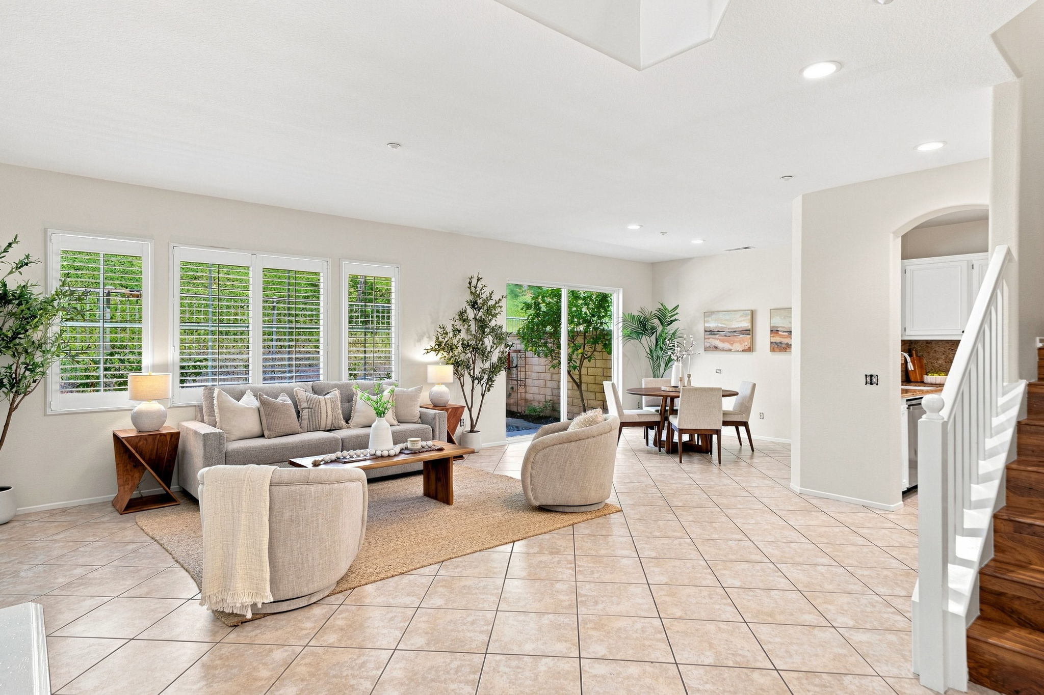 Living room with custom built-ins and fireplace at 15 Calle Calurosa in Talega, San Clemente