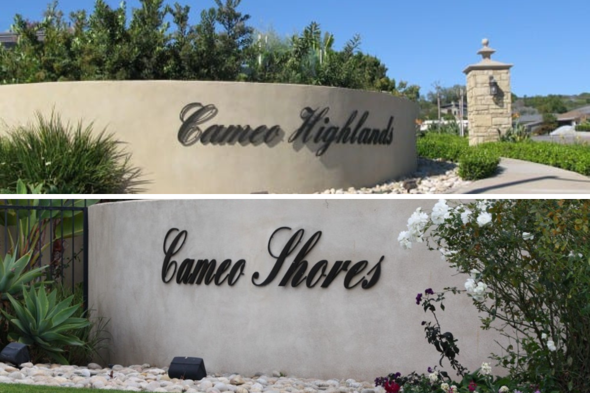 Cameo Shores and Cameo Highlands guard-gated oceanfront community in Corona Del Mar