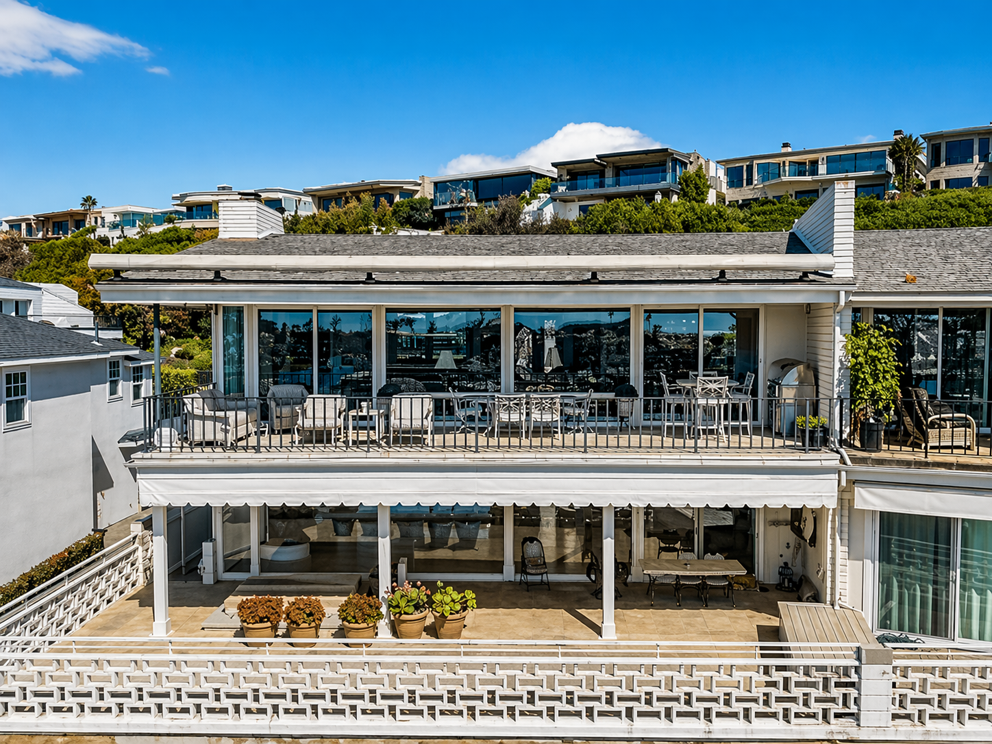 1203 Bayside Drive Corona Del Mar bayfront condo with harbor views just closed by The Aaronson Group