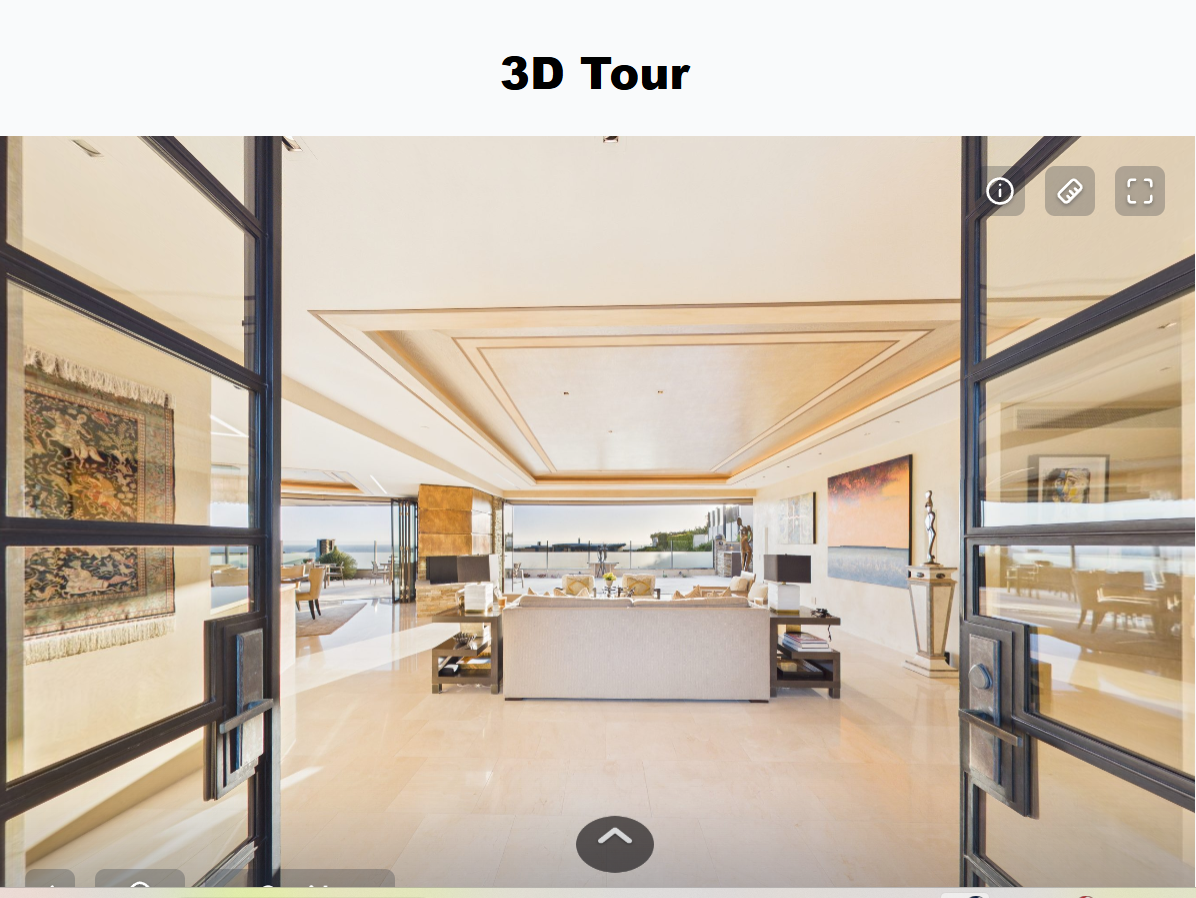3D tour of a luxury Orange County listing