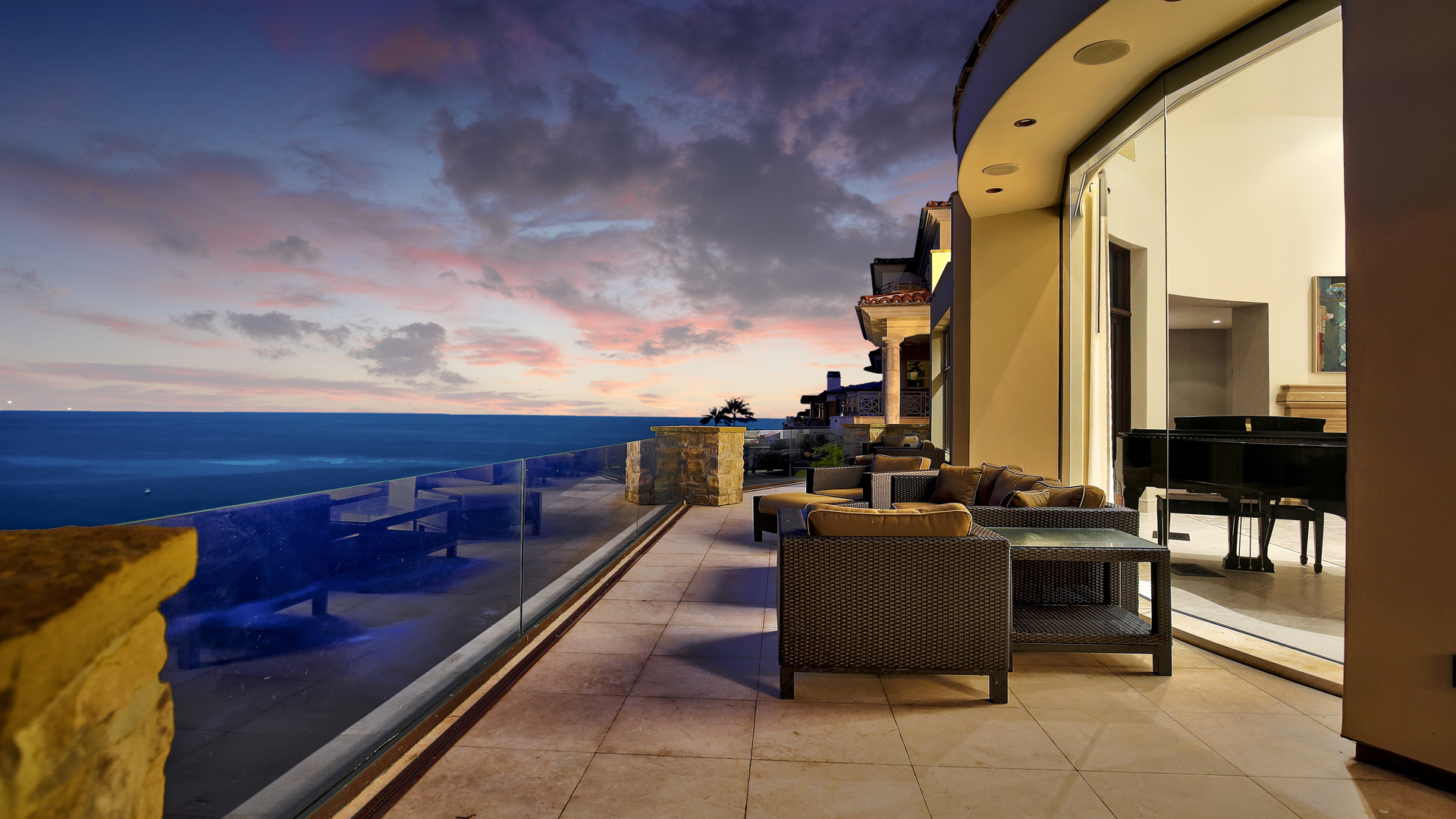 Luxury Real Estate lion symbol on door